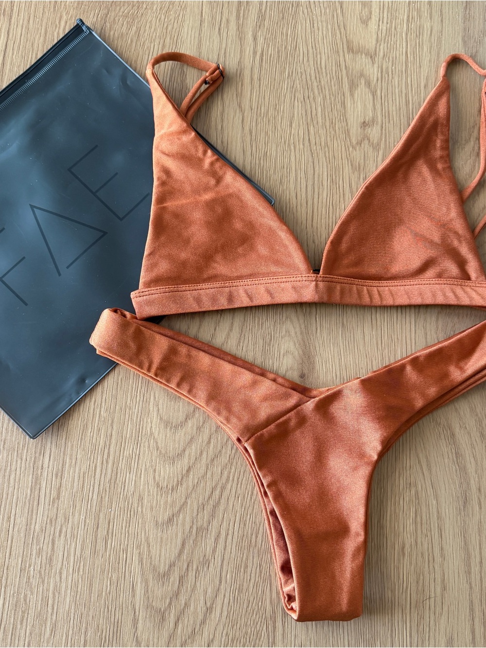 FAE Bikini Set in Rust Orange